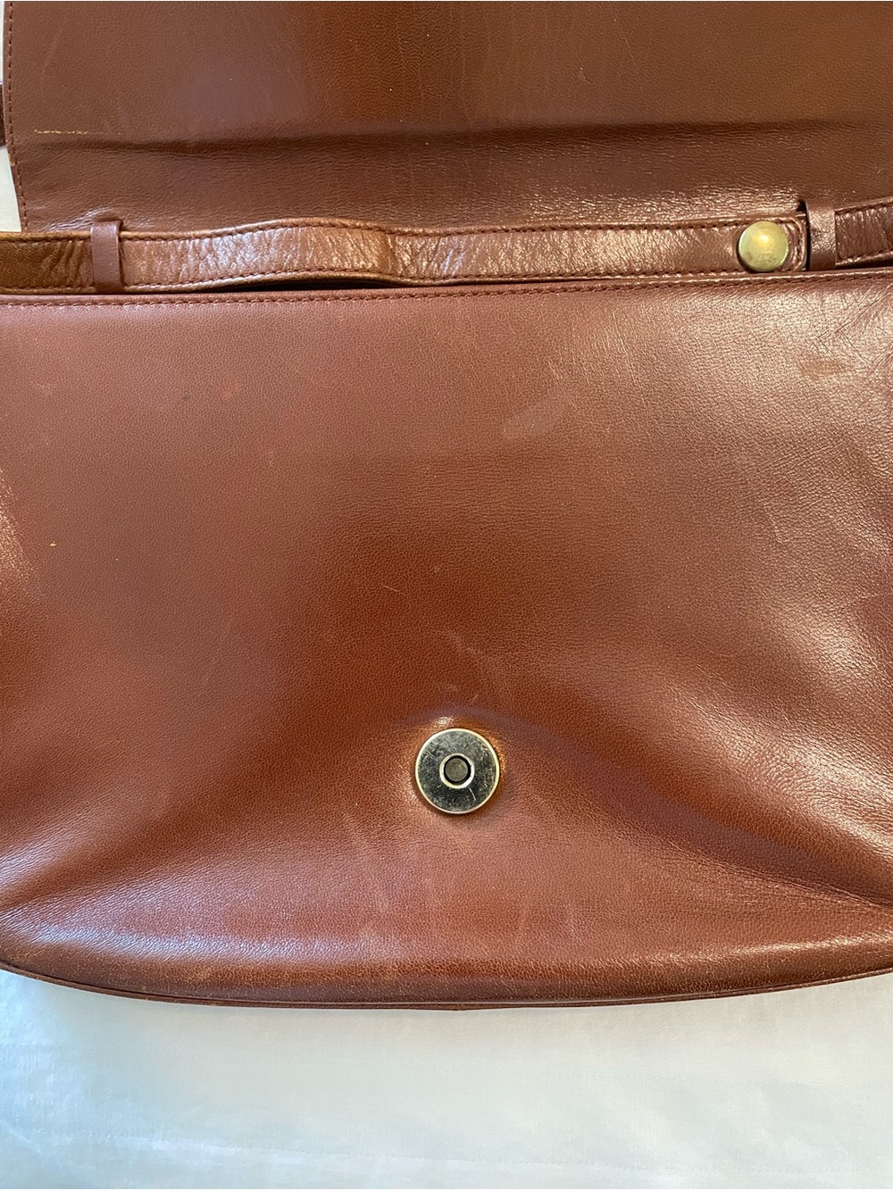 RARE Vintage Bally Leather Flap Crossbody/Shoulder Bag - Picture 4 of 12